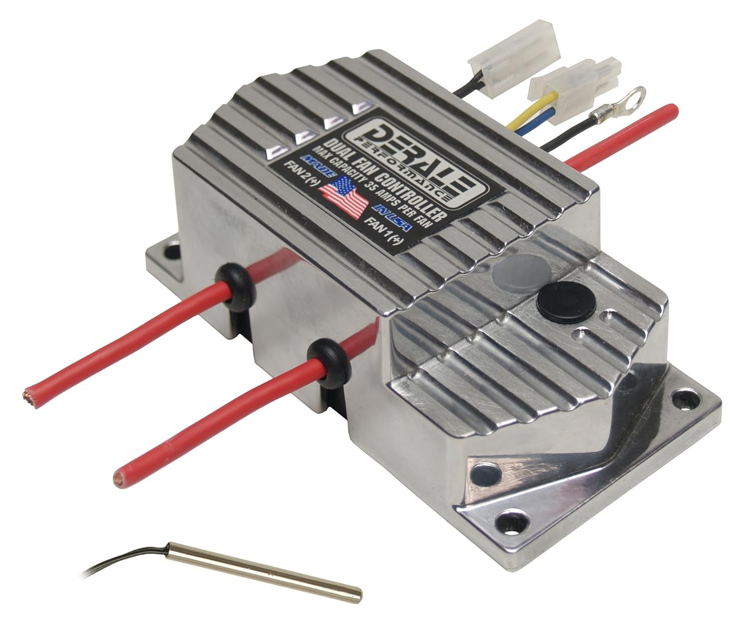 Derale 16788 High Amperage Dual Fan Controller Push In