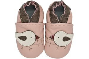 Carozoo Toddler Kids Unisex Slipper Animal Flower Soft Sole Leather Baby Shoes