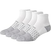 Hanes Men's Absolute Active Cushioned Ankle Socks (4-Pack)