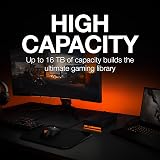 Seagate FireCuda Gaming Hub 8TB External HDD USB 3.2 RGB Lighting Dual USB view 3