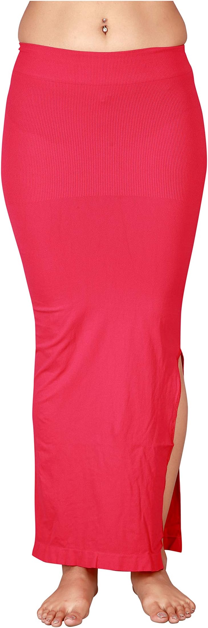 Fashinotech Women Microfiber Waist Trimmer Thigh Slimmer Saree Shapewear