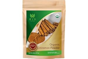 Bio Sense Ceylon Cinnamon Powder, 1 lb, Premium Grade, Gluten Free, USDA & Kosher Certified, Non-GMO, Ground Cinnamon.