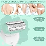 Solimpia Women Electric Shaver Cordless Wet Dry IPX6 USB Rechargeable view 2
