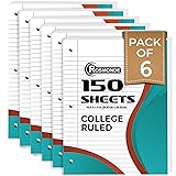 Rosmonde Loose Leaf Paper, 900 Sheets, 6