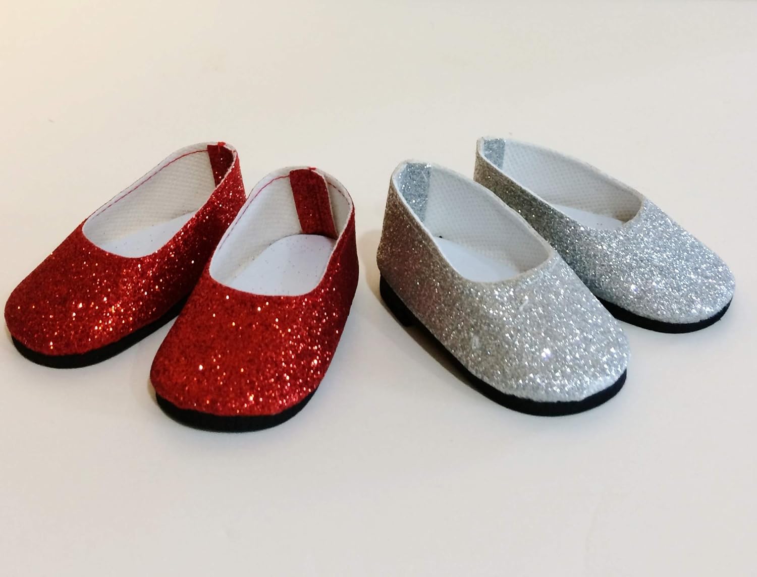 amazon red glitter shoes