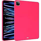 UUcovers for Apple iPad Pro 11 Inch Tablet Case (M5/M4) 2025/2024, Slim Lightweight Thin Flexible Soft TPU Back Shockproof Cover Anti-Scratch Protective Silicone Bumper Drop Protection Shell, Rose