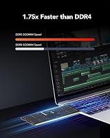 Lexar 16GB DDR5 SODIMM 5600MHz 2x8GB RAM Laptop Memory 262-Pin view 4