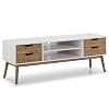 VS-Venta-stock-Mueble-TV-Java-1-Puerta-y-2-cajones-BlancoCera-Madera-de-Pino-140-cm-Ancho-40-cm-Profundo-y-52-cm