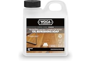 WOCA Oil Refreshing Soap, Natural 1L - Concentrated Wood Cleaner for oil finished hardwood floors, tables, millwork, cutting boards, countertops and butcher block