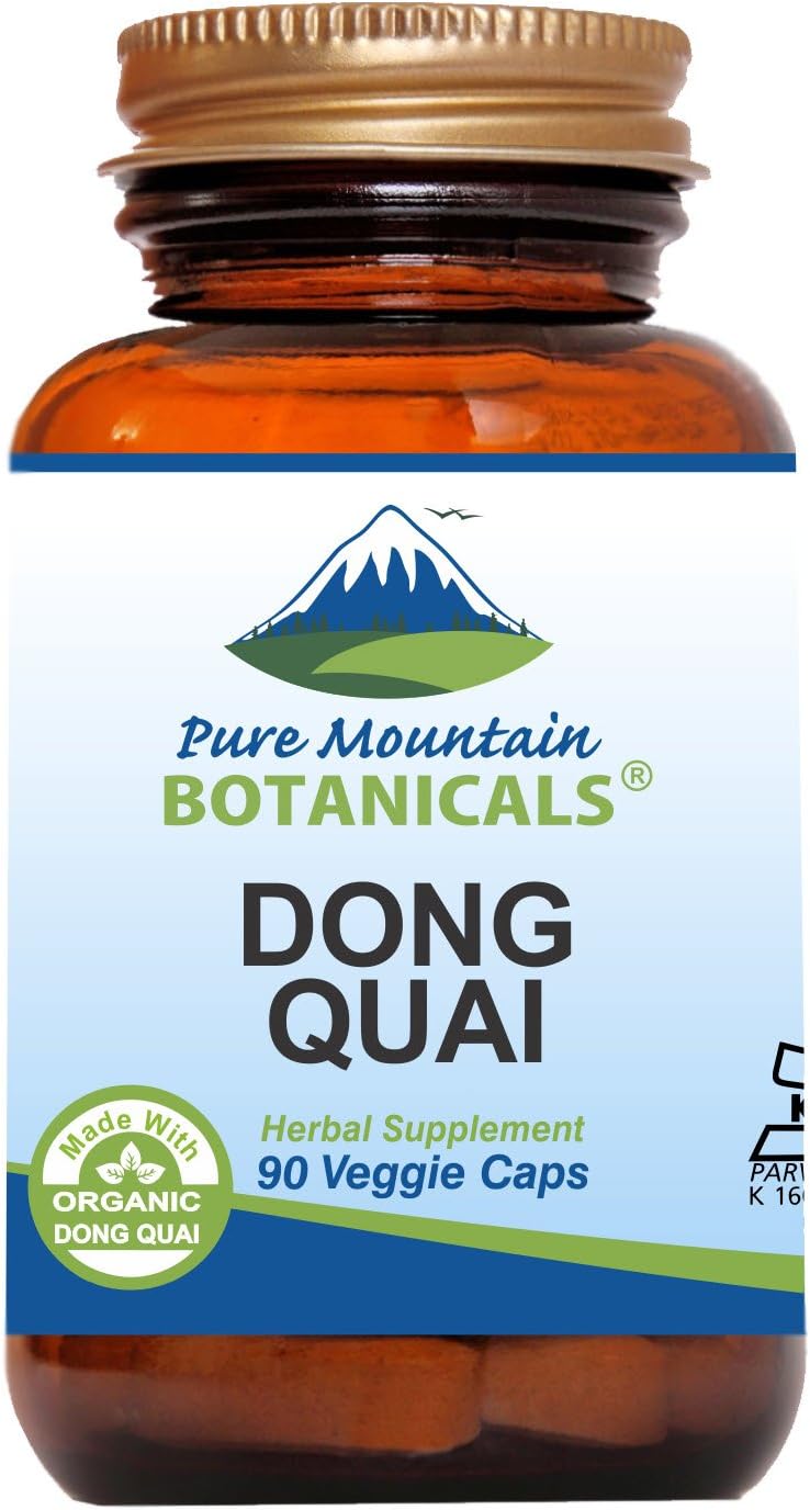 Amazon Com Dong Quai Capsules 90 Kosher Vegan Caps With 500mg Organic Dong Quai Root Health Personal Care