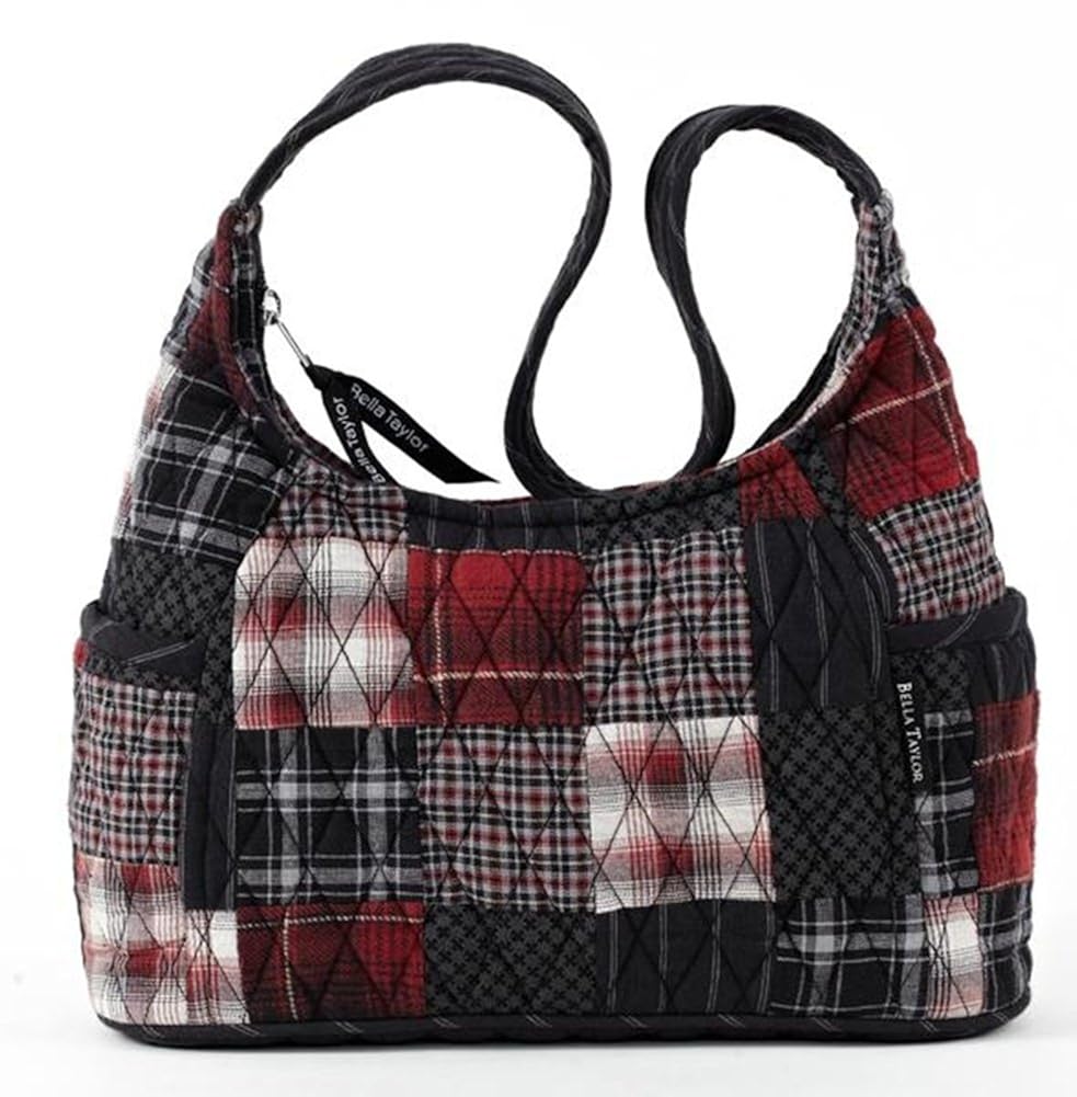 Bella Taylor Lexington Curve Quilted Cotton Handbag Handbags