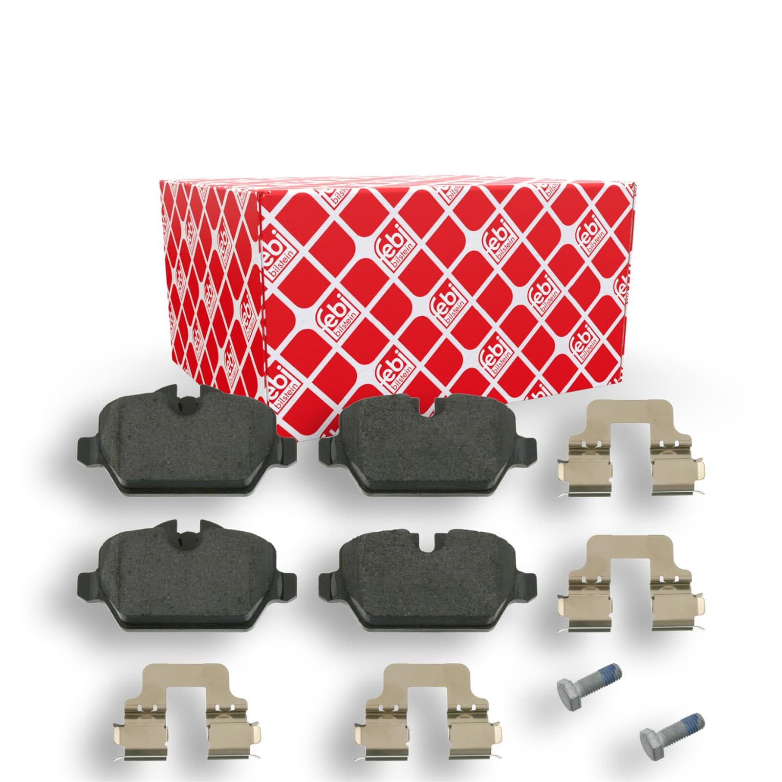 febi bilstein 16560 Brake Pad Set with fastening material, 1 unit