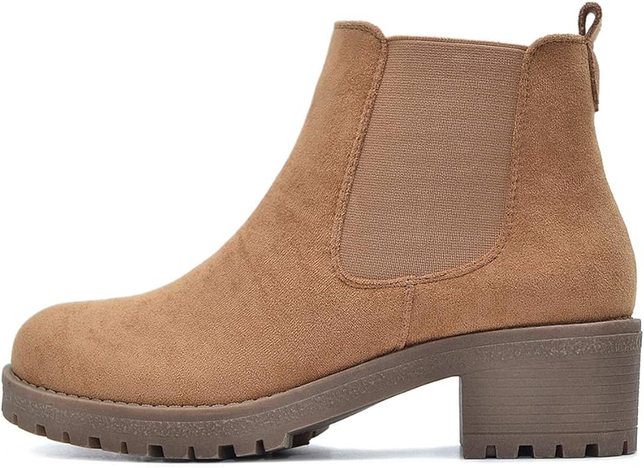 Kayla Shoes© Chelsea Boots Stiefelette in Schwarz oder Beige: Amazon.de
