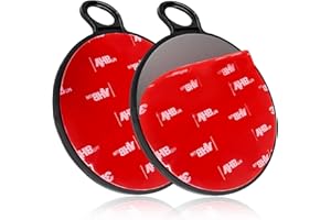 VCYOPN 2PCS Dashboard Pad Mounting Disk for Suction Cup, 3.14"(80mm) Car Phone Mount Base with Strong Adhesive, Heat Resistan