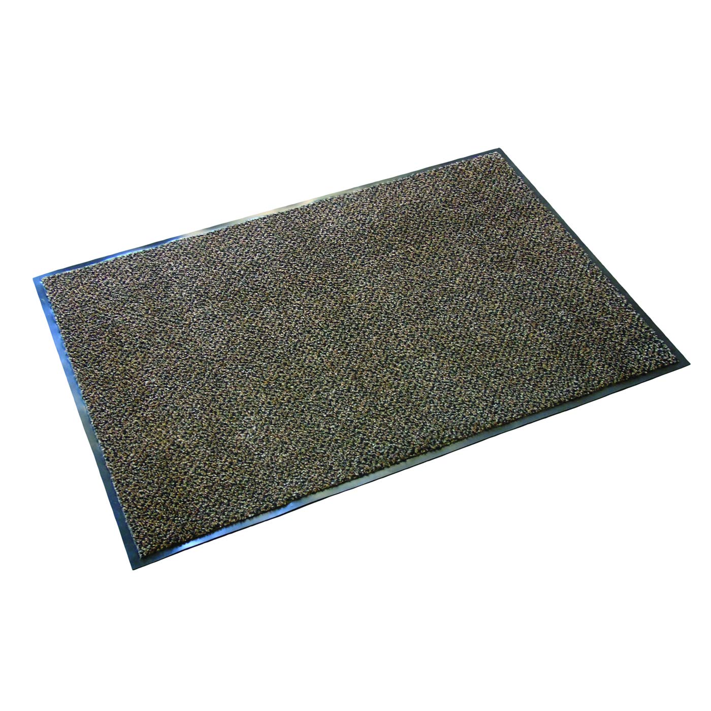 Ultralux Indoor Scraper Entrance Mat, 90cm x 150cm, Anti-Slip Vinyl Backed Door Mat with Absorbent Fibres, Brown, Indoor Use Doormat, Multiple Sizes