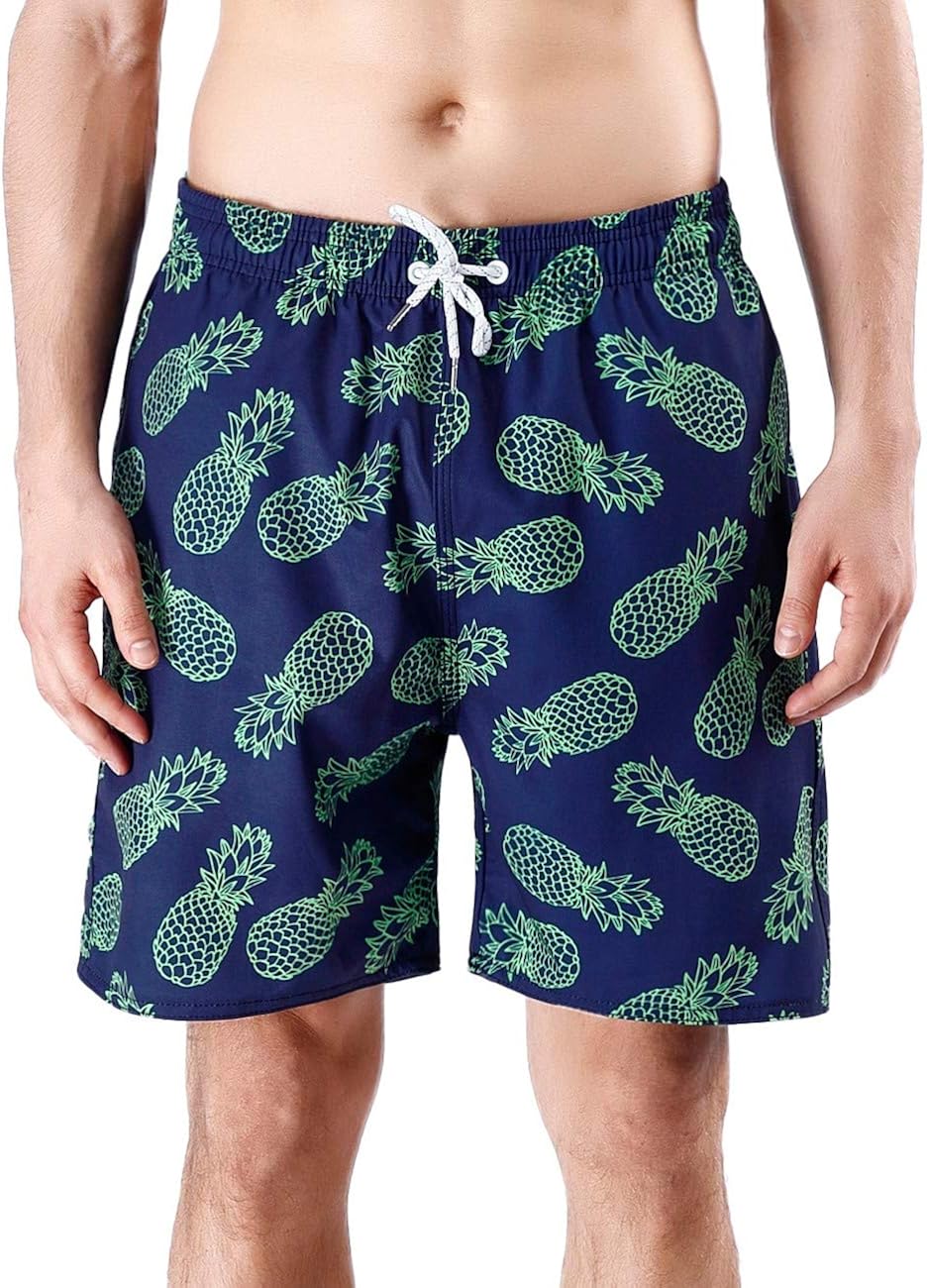 flamingo swim trunks