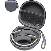 Headphone Case Compatible with BERIBES/TOZO/KVIDIO/Beats/Soundcore Anker/JBL Noise Cancelling Over-Ear Headphones, Gray