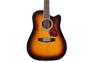 Guild D-2612CE Deluxe 12-string Acoustic-electric Guitar - Antique Sunburst
