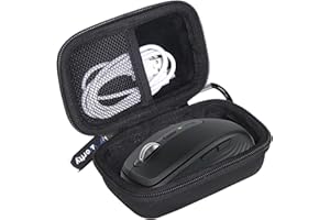 Mouse Case for Logitech MX Anywhere 2S / Anywhere 3S / M317 / M170 / Signature Plus M750 Wireless Mouse - Hard Travel Carryin