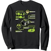 Ben 10 Omnitrix Schematics Sweatshirt