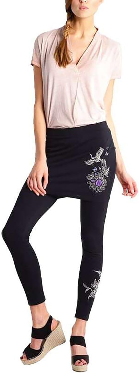 Buy Desigual Women's La Knitted Legging, Black, XL at Amazon.in