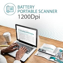 IRIScan Book Portable Scanner Wireless Battery - v5