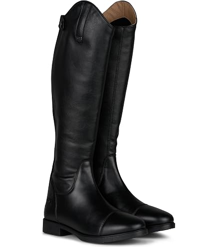 HORZE Duvall Womens Tall Dress Boots - Black