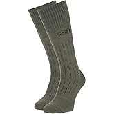 281Z Military Winter Cushioned Mid-Calf Wool Boot Socks - Tactical Trekking Hiking Outdoor Hunting (Olive Drab)