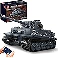 Mould King Tiger Tank Building Blocks Toy, Remote Control Military Vehicle Model Construction Block Kits, Adult Collectible M