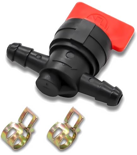 90° Inline 1/4 Fuel Shut Off Valve For Briggs, Tecumseh Snow Blower & Small Engines 9 thumbnail image