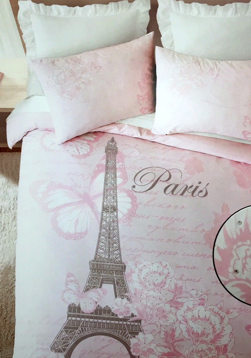 Envogue Kids 3 Piece Paris Eiffel Tower Full Queen All Season