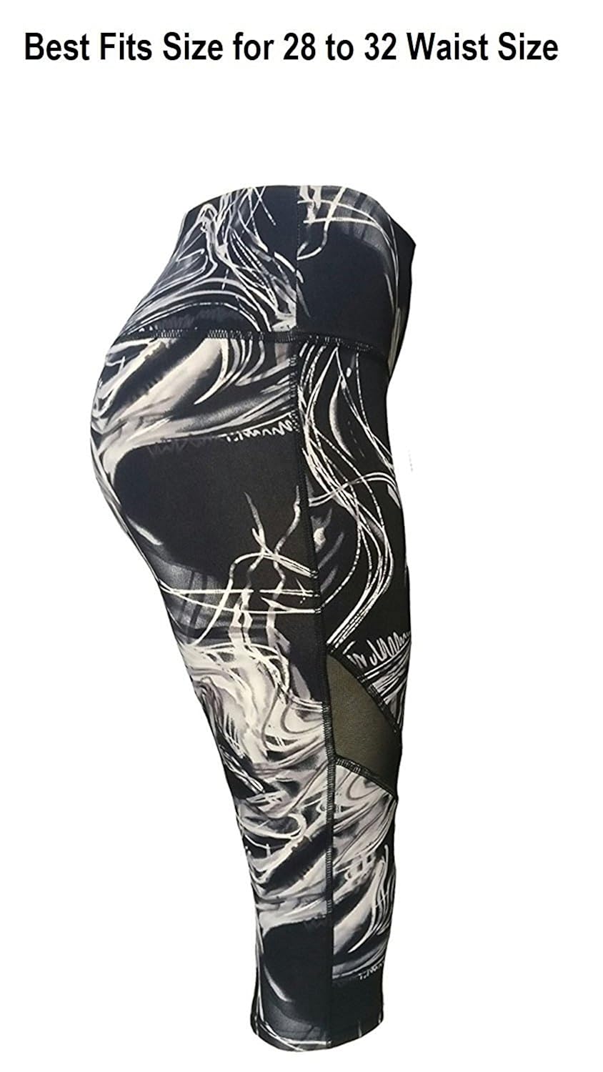 cotson women's blended lycra capri (multicolour,free size)