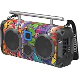 Retro Boombox with Bluetooth Speaker 