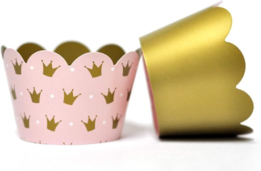 Amazon Com Princess Cupcake Wrappers For Girls Birthday Parties