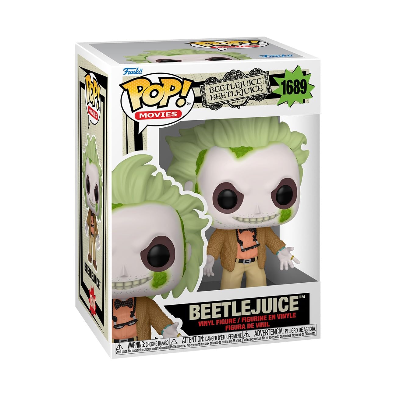 Funko Pop Movies: Beetlejuice - Beetlejuice 2 - Vinyl Collectible Figure - Gift Idea - Official Merchandise - Toy for All Ages - Movie Fans - Model Figure for Collectors, Black