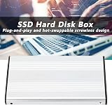 Annadue 2.5in 3TB Portable External Hard Drive Enclosure USB2.0 HDD SSD Silver view 3