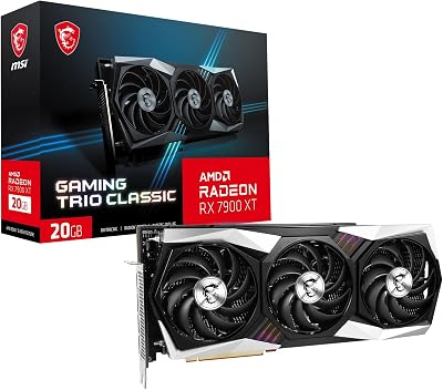 MSI Radeon RX 7900 XT Gaming Trio Classic 20G Graphics Card AMD RDNA 3
