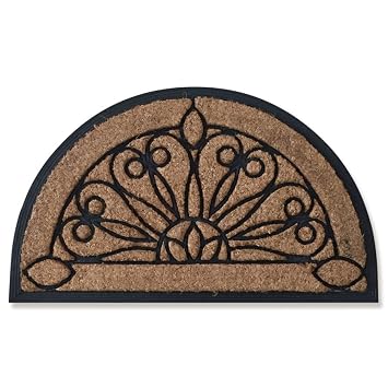 Amazon De Lilili Kleiner Teppich Mit Rutschfester Matte Coconut