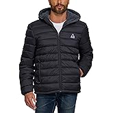 Gerry Puffer Jacket Men with Sherpa Lining and Hood – Warm Winter Coat for Men, Quilted Insulated Snow Jacket Outerwear