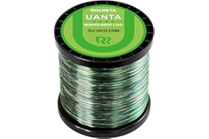 ROCRETA UANTA Monofilament Fishing Line - Superior Strength - Mono Fishing Line 3-100LB,Ultimate Fishing Line Leader Materials - 2025 New Fishing Line Unique Camo Design
