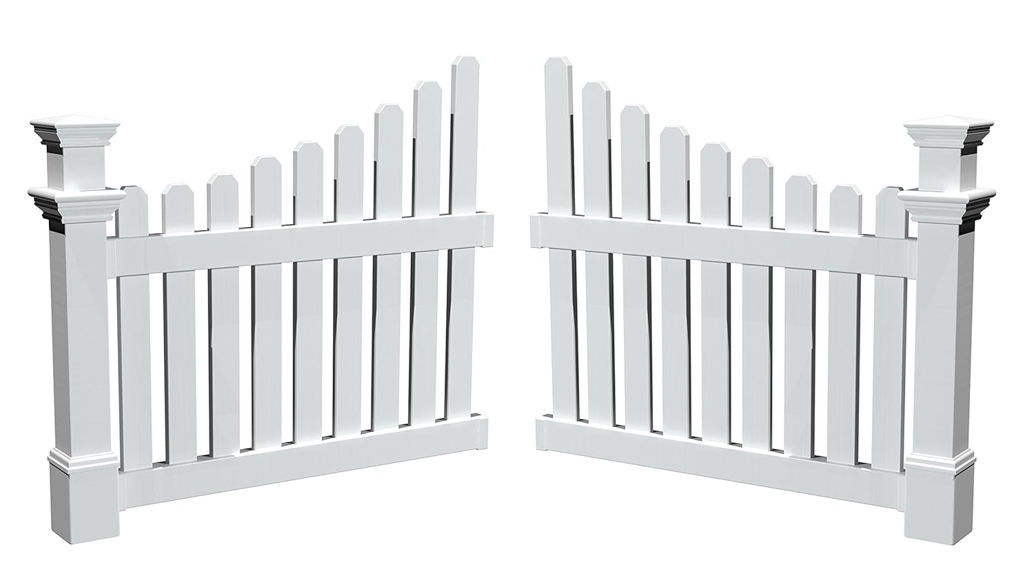 New England Arbors Cottage Picket Wings Fence Cape Cod