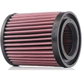 K&amp;N High-Flow Original Lifetime Engine Air Filter: Increase Power &amp; Acceleration, Washable, Premium, Replacement Car Air Filter: Compatible with 2010-2018 AUDI (A6, Quattro, A7, S6, S7, RS6), E-1983