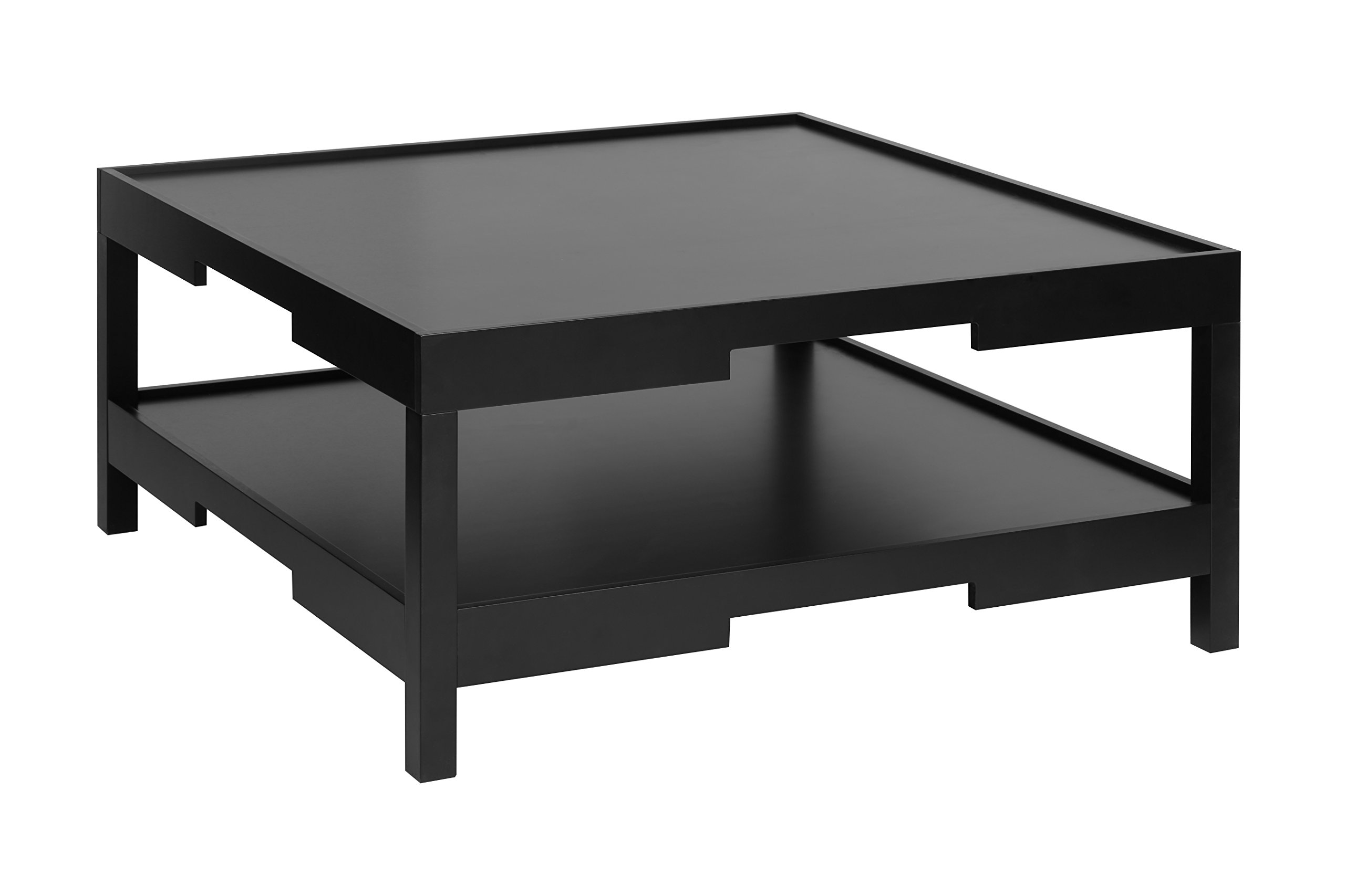 Premier Housewares Osaka Coffee Table, Wood, Black