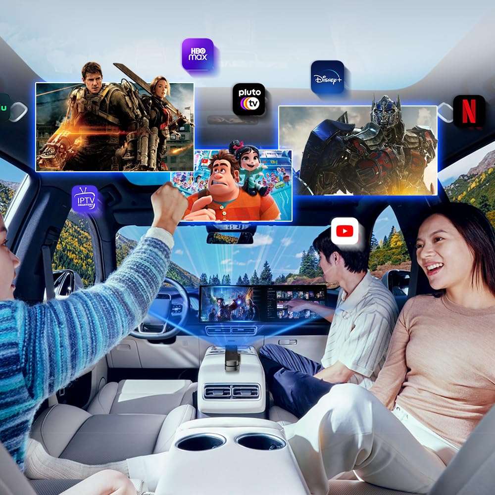 Carlinkit CarPlay HDMI Adapter Designed for TV-Stic ks?Fit for Wired CarPlay Car?Supports TV-Stic ks?Watch Netflix YouTube TikTok etc.Videos on CarPlay?Up to 1080p Support?FireDrive Car Adapter