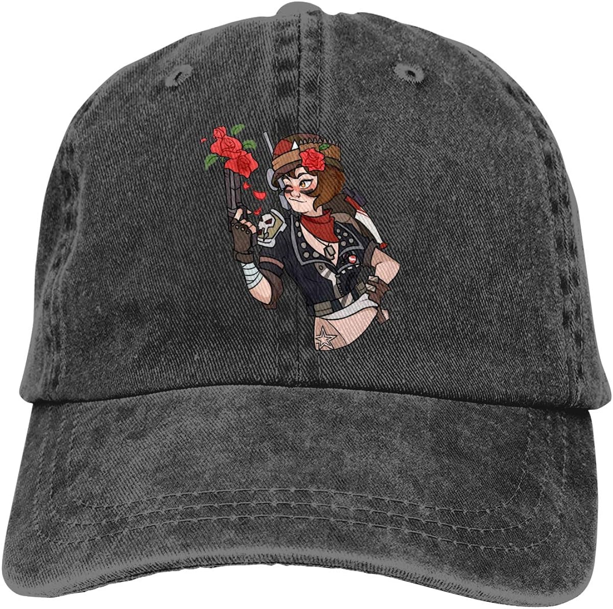 Borderlands 3 Hat Unisex Adjustable Leisure Novelty Washed Denim Caps