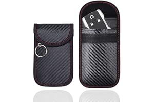 Bag for Key Fob (2 Pack), Car Key Signal Blocker, Antitheft Key Privacy Protection,Anti-Theft Pouch,Key Fob Protector Faraday