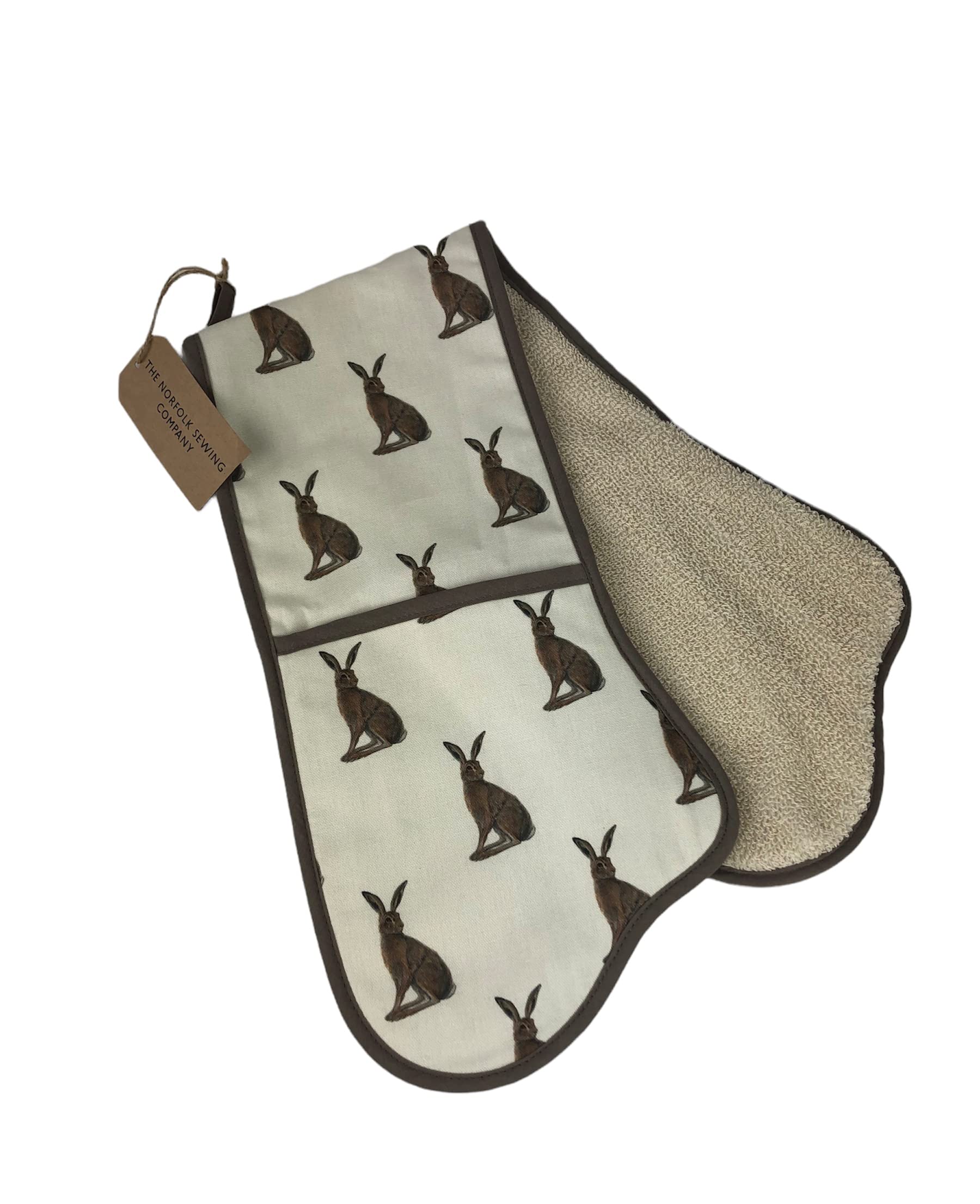 AGA Cookshop Multicolor Oblong Cotton 100% Double Oven Glove