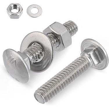 Ford 7/16x1-1/2 Stainless Capped Round Head Front Rear Bumper Bolt Bolts 4pcs B - Foto 4