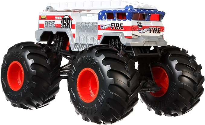 hot wheels fire truck monster truck