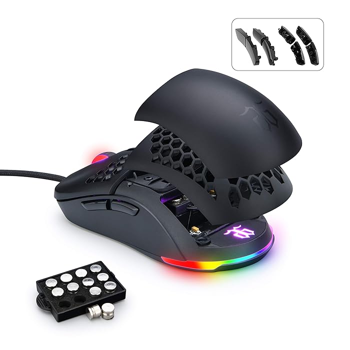 Buy DGG STM5 Wired RGB Gaming Mouse,PMW 3360 Mice, Ultralight